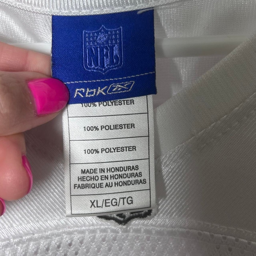 Reebok Tom Brady New England Patriots Jersey Women XL Breast Cancer Awareness 12 - Picture 5 of 6